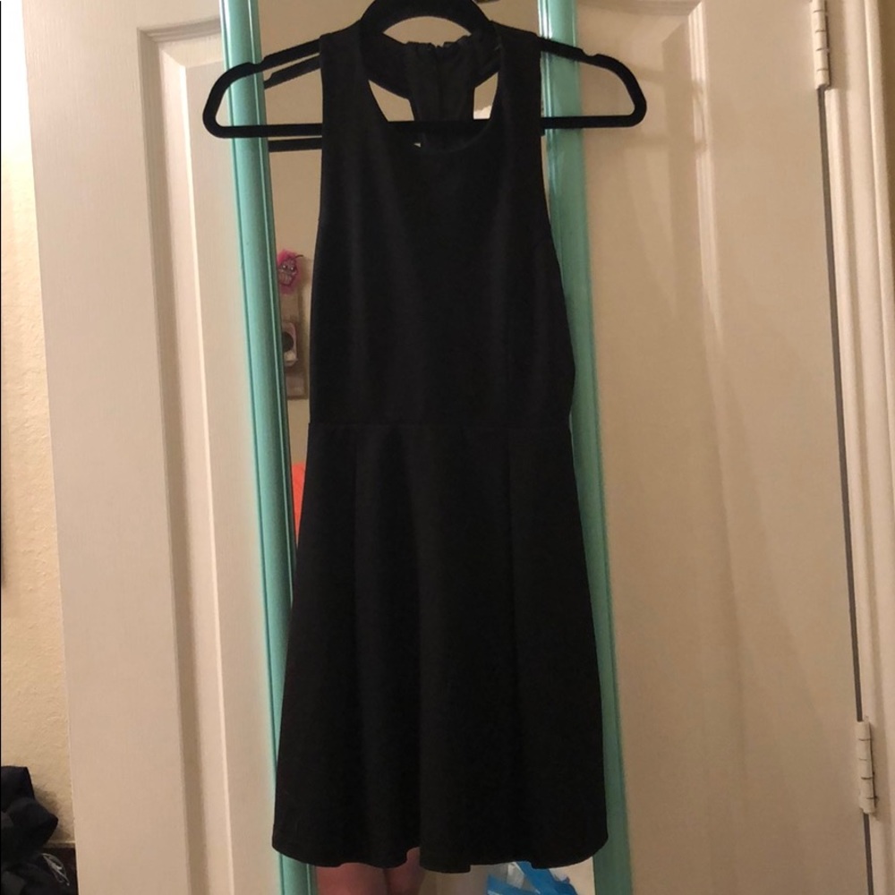 Black Dress with back cut outs